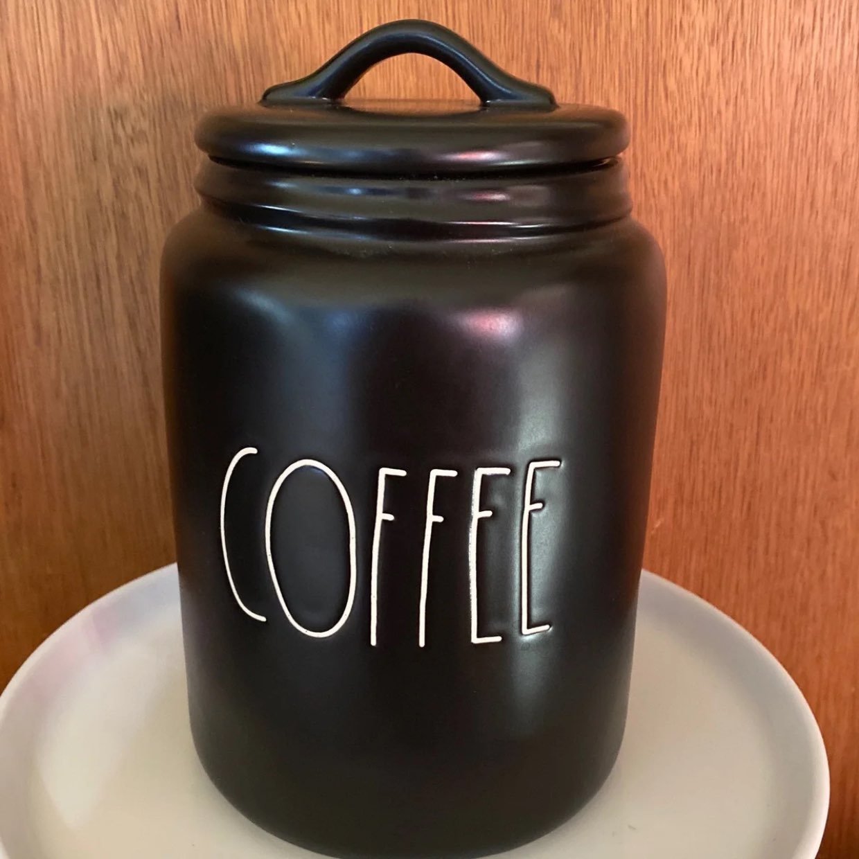 Rae Dunn COFFEE canister kitchen home decor