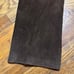 Provence d'amour Dark Brown Suede Boot Cut Pants Women’s Size 12 Leather Western