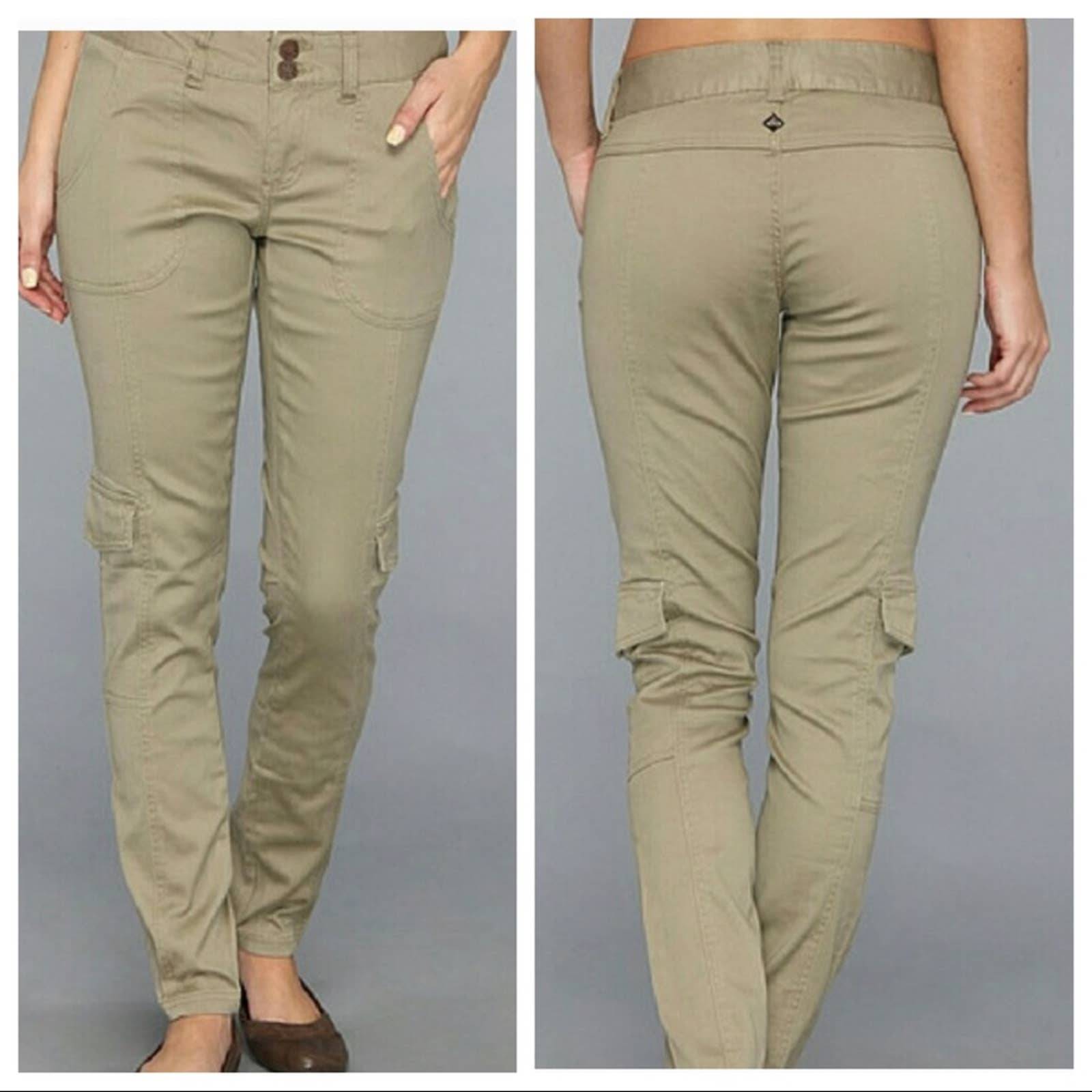 Prana Elena Khaki Organic Cotton Pants 8