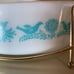 Pyrex 043 Blue Bird with Cradle