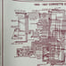 1955-1957 Corvette Laminated Chassis Wiring Harness Diagram Letric Limited *RARE