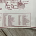 1955-1957 Corvette Laminated Chassis Wiring Harness Diagram Letric Limited *RARE