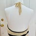 NWT! PAPER CRANE CROCHETED FRINGED HALTER NECK TOP