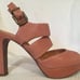 J Crew Brown Platform Heel Shoes Sandal