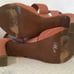 J Crew Brown Platform Heel Shoes Sandal