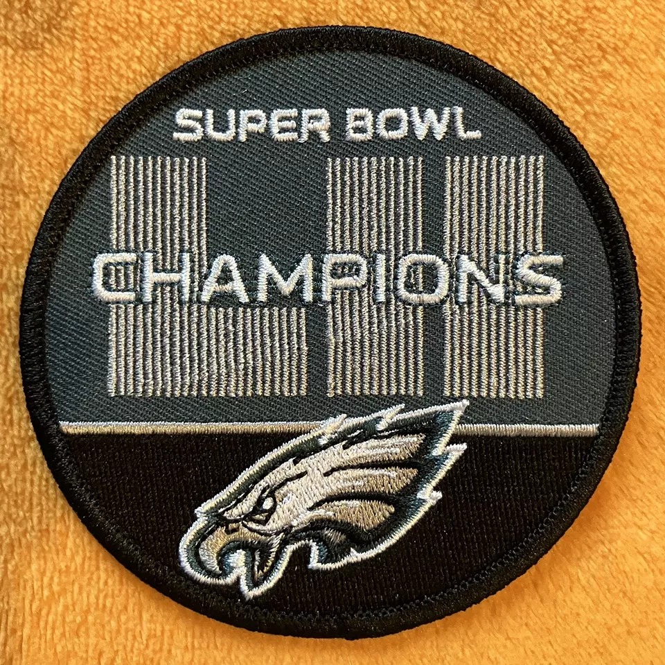 Commemorative Super Bowl 52 Patch Philadelphia Eagles vs Patriots Superbowl LII