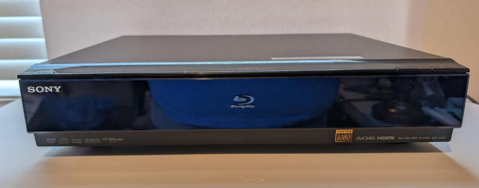 Sony BDP-S500 Blu Ray Disc DVD Player Full HD 1080P Tested