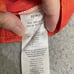 ICHI IXKAJA BLOUSE Shocking Orange Long Sleeve Women's EU 36 Small (4-6) Ruffles