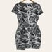 Vintage Genny Geometric Jacquard Print Sheath Mini Dress Size 6