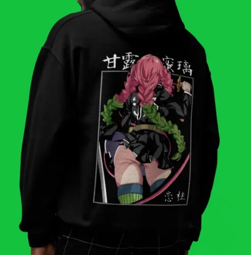 Demon Slayer Hoodie Mitsuri Kanroji, Akaza, Tanjiro