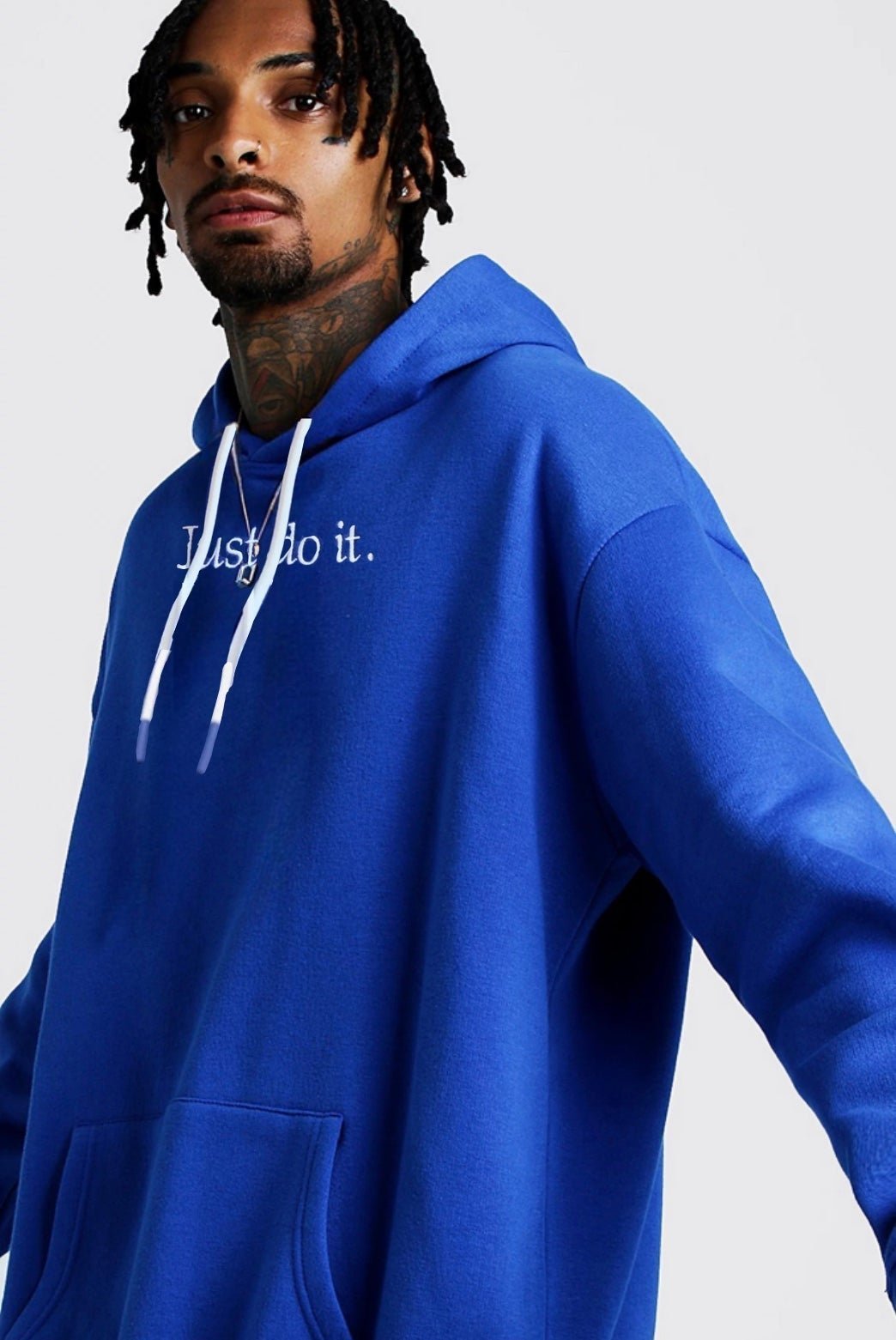 NikeLab® Sueded Fleece Heavyweight Premium Hoodie in Royal Hyacinth CI9406-554 Ⓛ