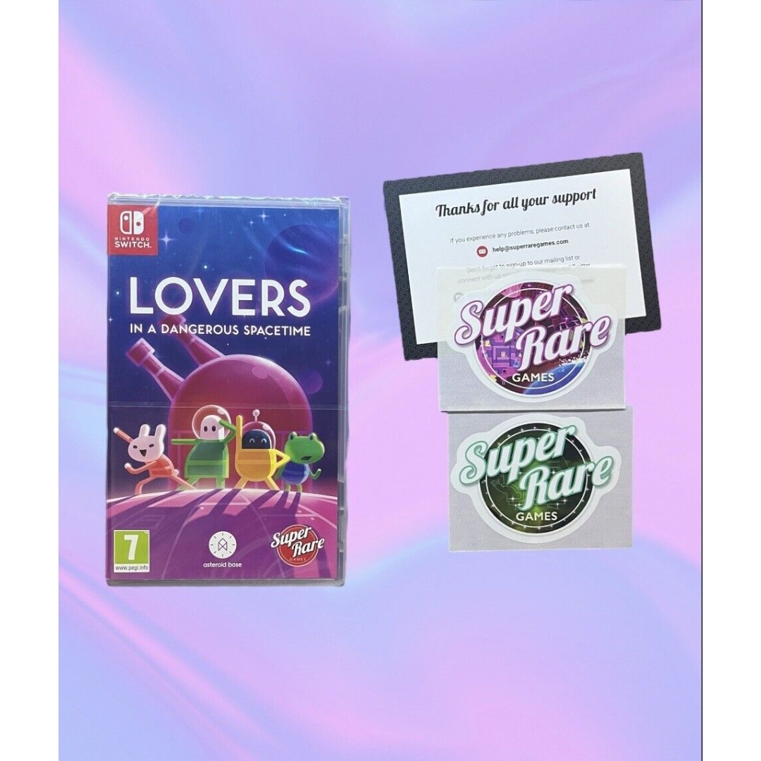 Lovers in a Dangerous Spacetime (Nintendo Switch, 2018) Sealed Missing Cards
