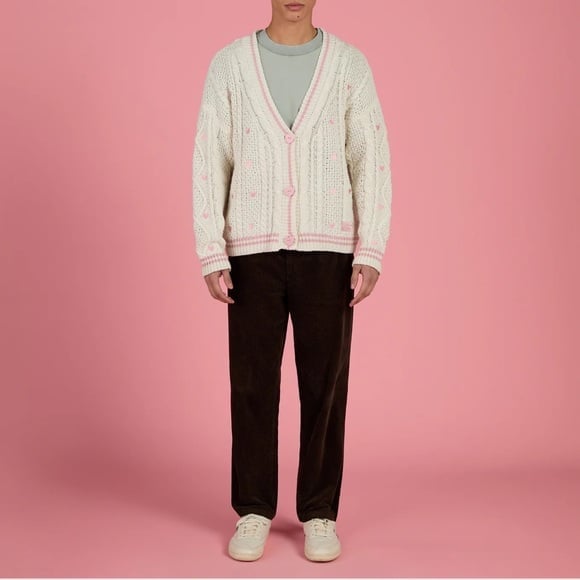 IN HAND Taylor Swift Official Lover Album Cardigan Hearts Size Medium M/L Large