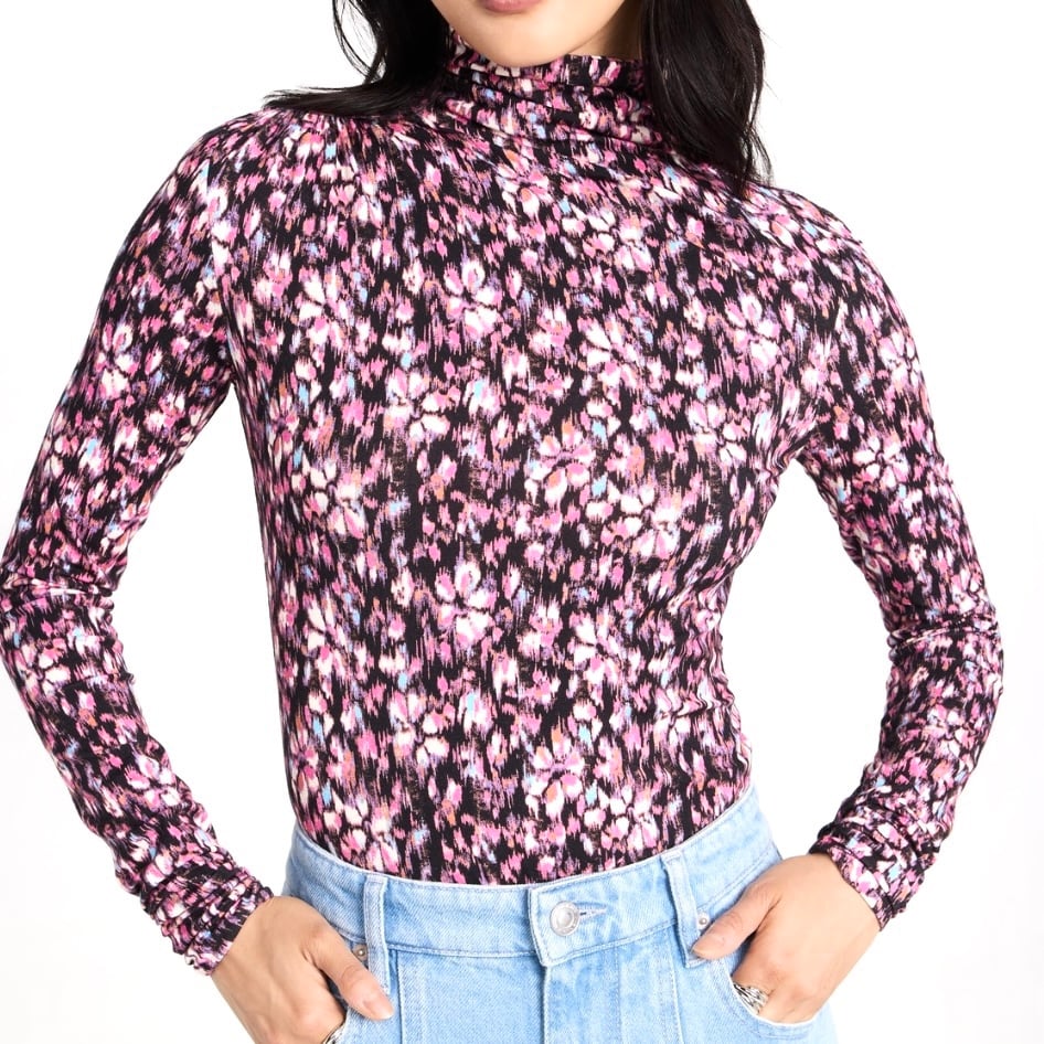 385 NEW ISABEL MARANT ETOILE PRINTED LONG SLEEVE TOP