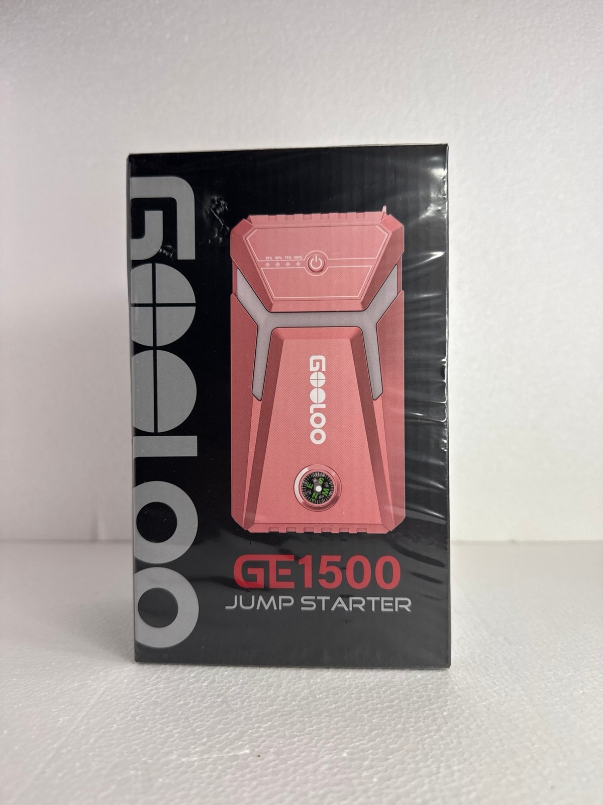 GOLO GE-1500 Portable Car Jump Starter – 1500A Power Bank & Emergency Battery