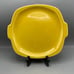 Vintage Paden City Pottery Minion Mandarín Yellow 1950s Cake Plate 11”
