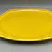 Vintage Paden City Pottery Minion Mandarín Yellow 1950s Cake Plate 11”