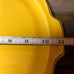 Vintage Paden City Pottery Minion Mandarín Yellow 1950s Cake Plate 11”