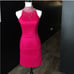 NWT Mac Duggal bustier dress in fuchsia. Retails 338