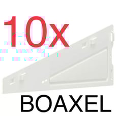 LOT OF 10 - Ikea BOAXEL Bracket white 15 ¾ 604.487.33 FREE SHIPPING