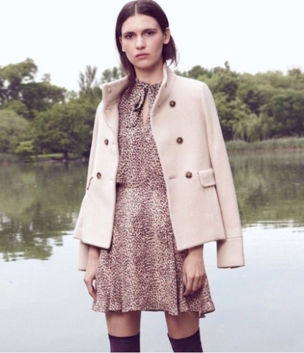 Joie Yara Wool Blend Peplum Coat