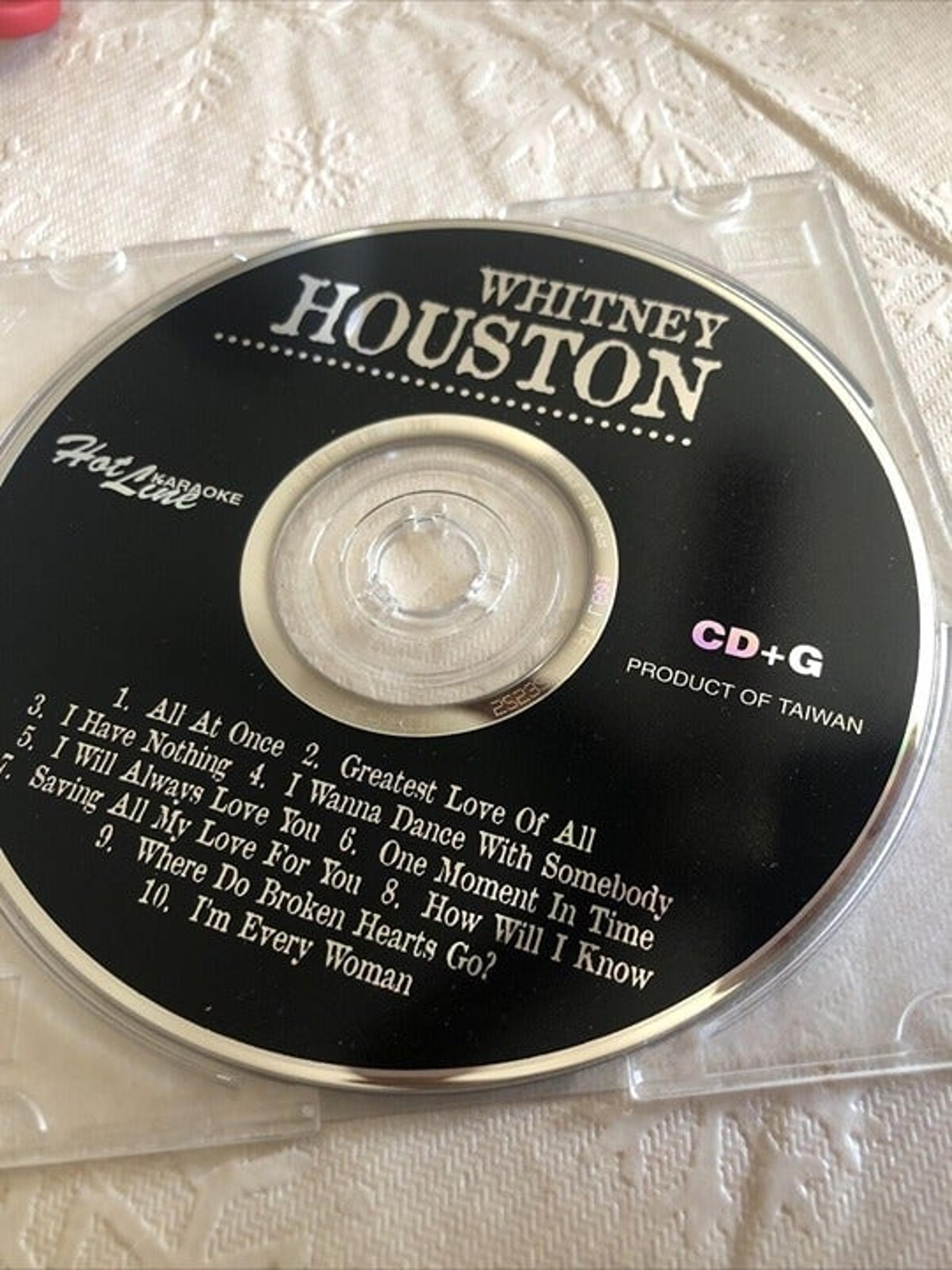 BACKSTAGE KARAOKE CD+G BS5717 CDG WHITNEY HOUSTON cdg I WILL ALWAYS LOVE YOU +