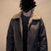 Faux leather jacket
