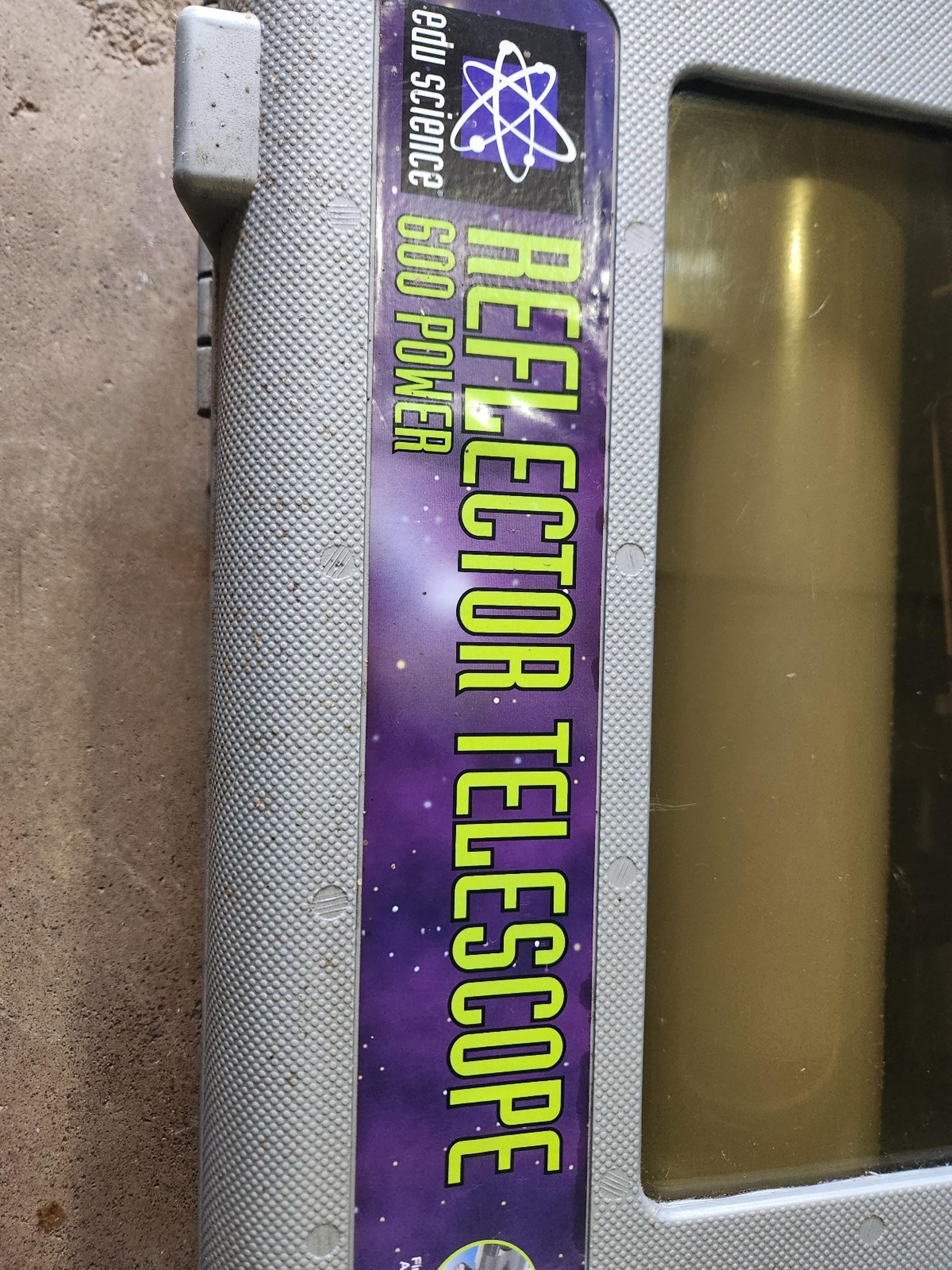 Reflector telescope 600 power EDU SCIENCE