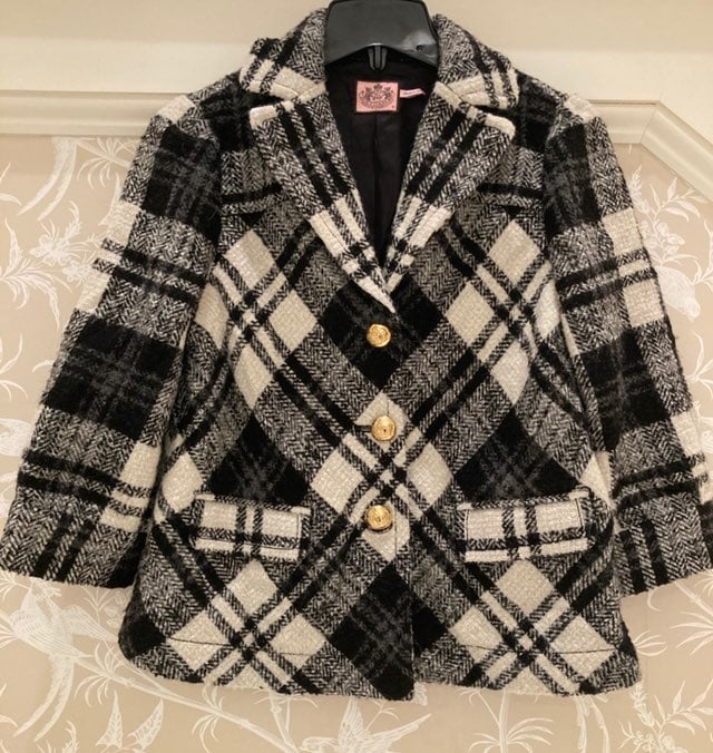juicy couture plaid jacket