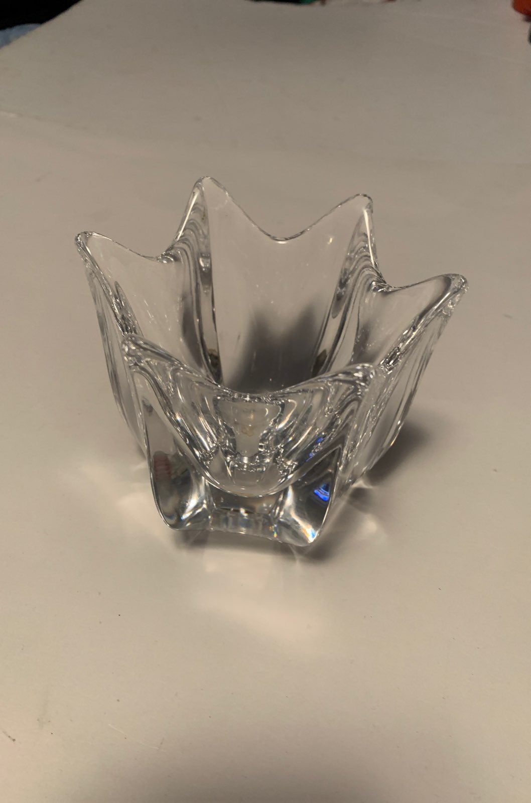 Orrefor Lead Crystal Tulip Style Bowl