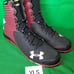 Under Armour UA Spine Brawler Black Red Vintage Football Cleats MENS SIZE 15