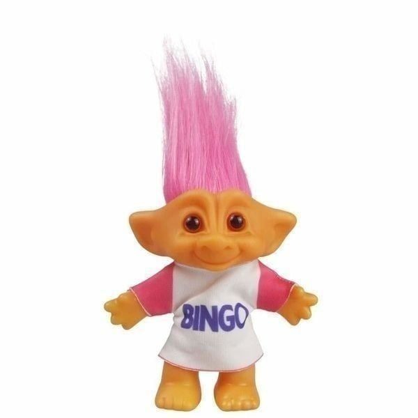 Vintage Troll Dolls, Lucky Doll Chromatic Adorable for Collections, School Proj