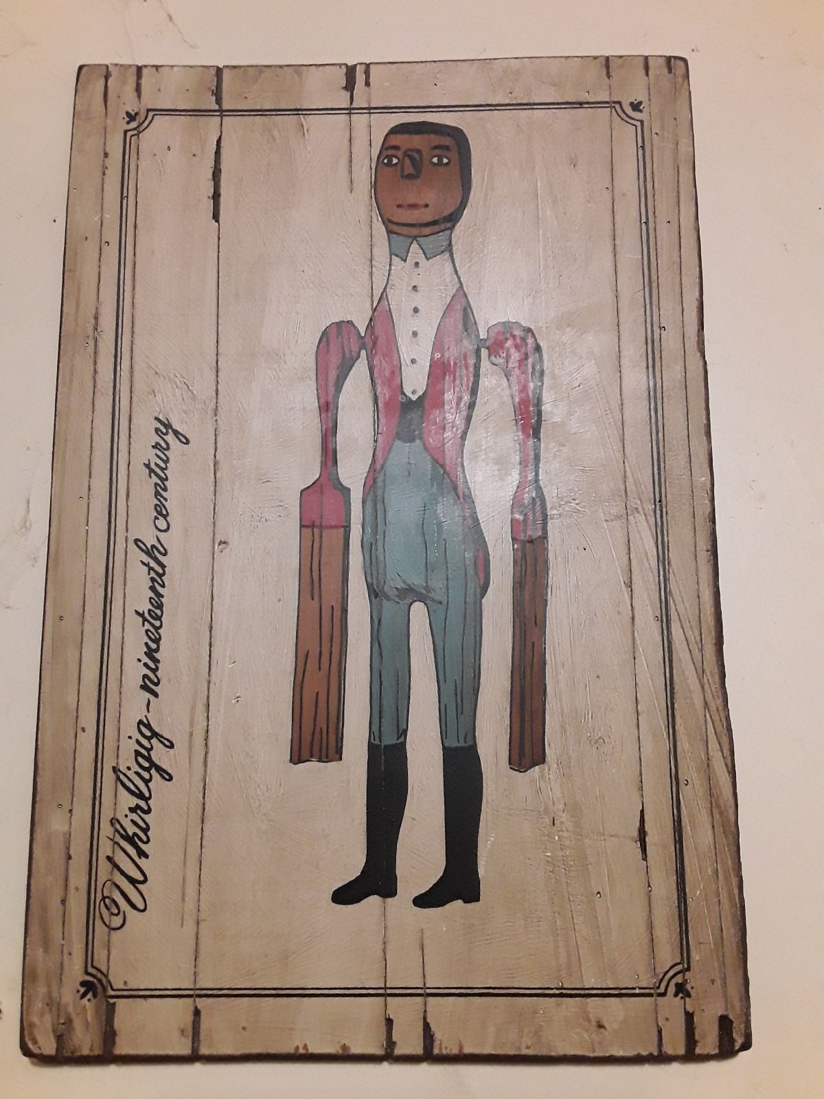 Whirligig nineteenth century Wood Art