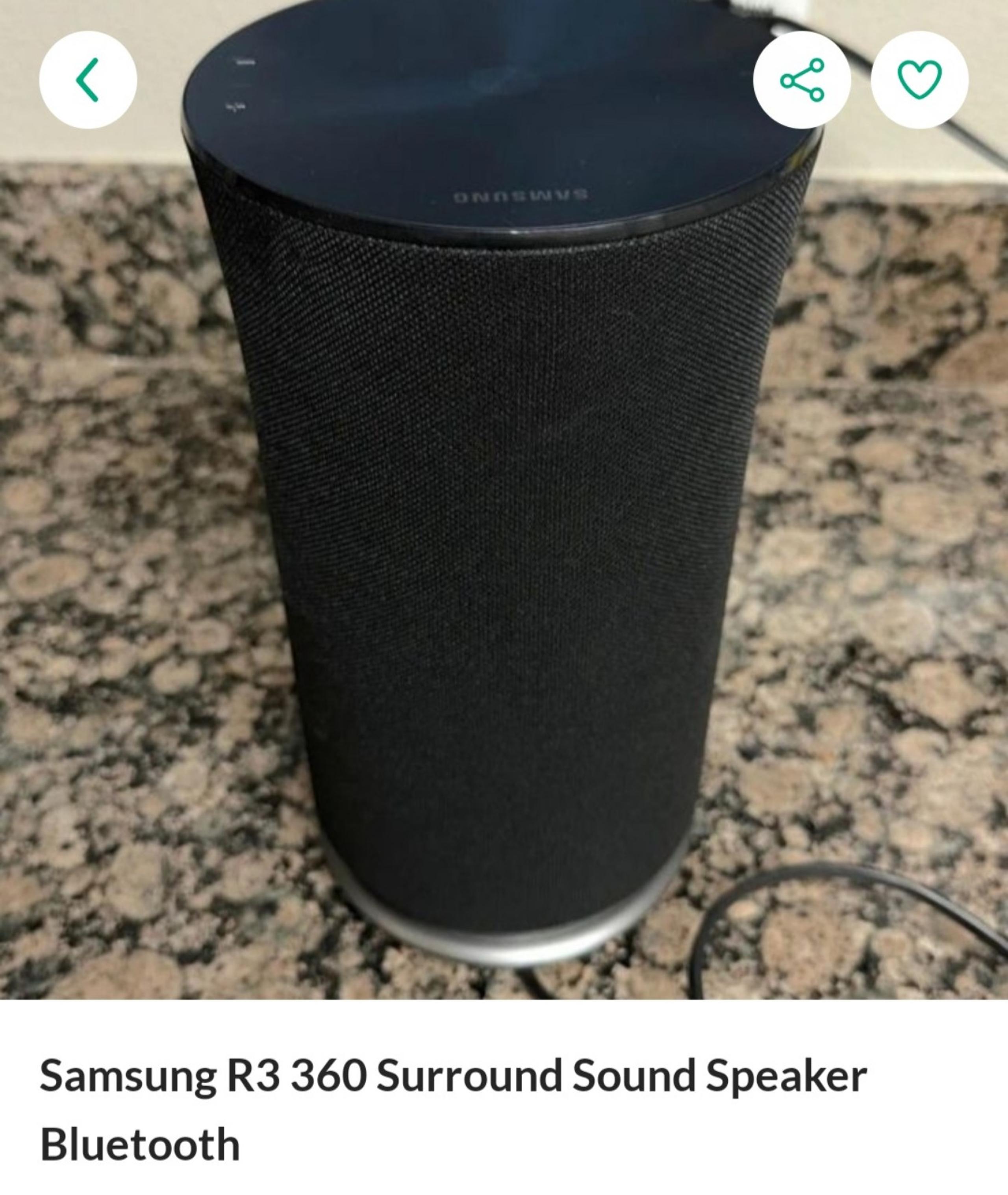 Samsung r3 wam 3500 360 surround sound speaker wifi Bluetooth