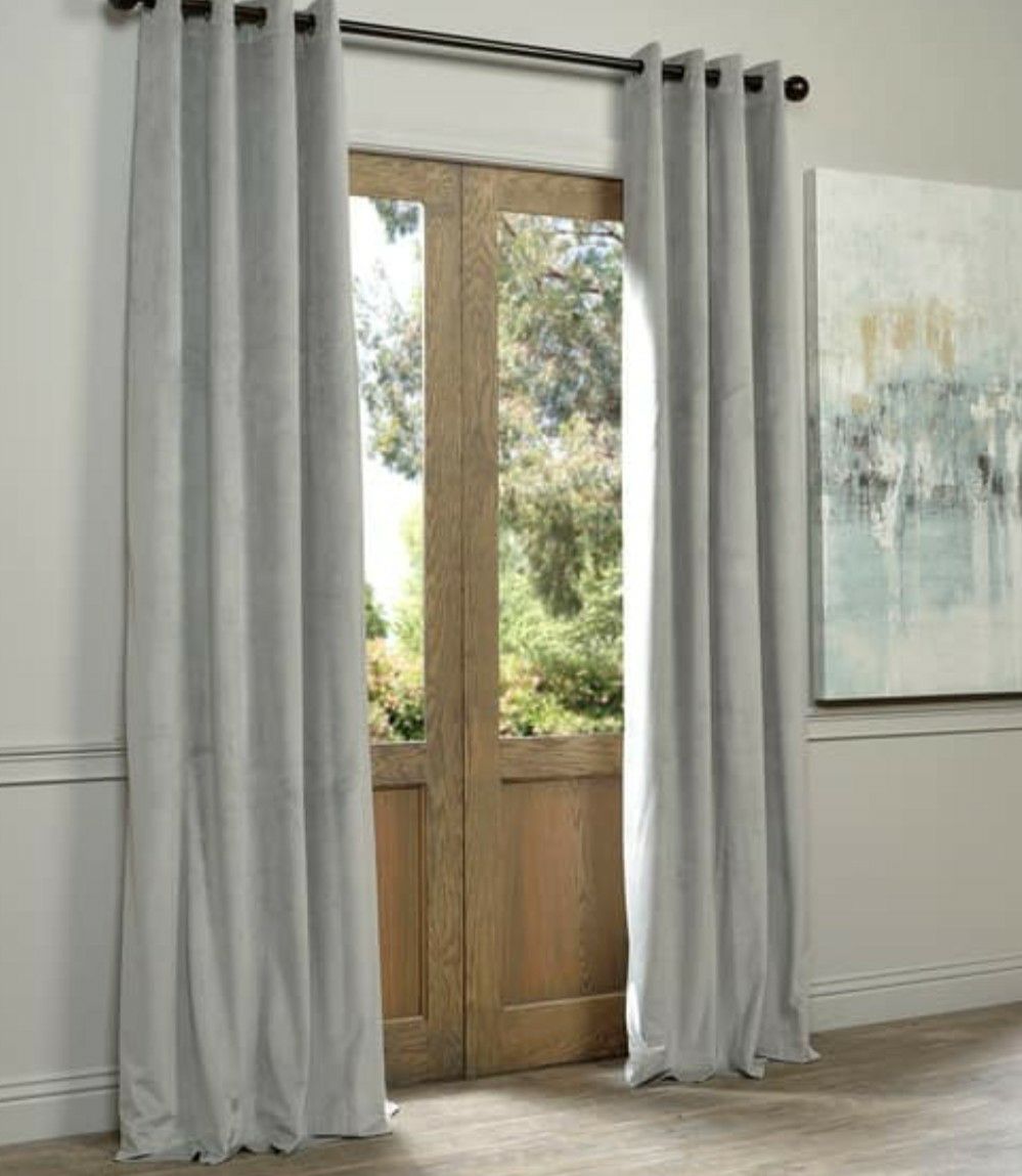 Olivia & Oliver Velvet Curtain Panel