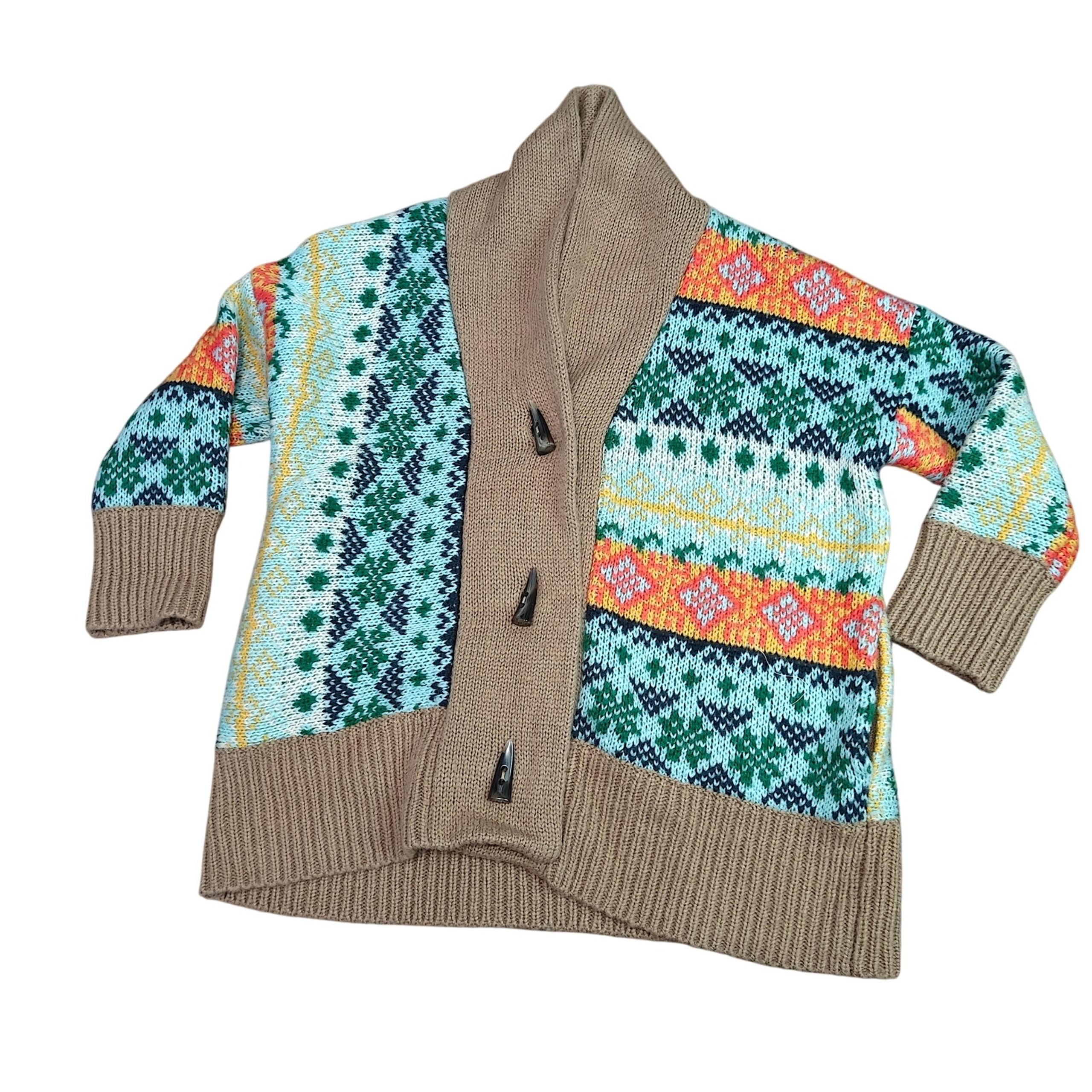 Anthropologie Carlotta Shawl Cardigan Oversized Womens Xs/S