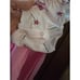 Upcycled One Piece 0-3 MS Dress w Matching Bloomers and Ruffles Pink Princess