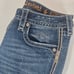 Rock Revival Womens Jeans Size 29 Pilkin Easy Boot Embroidered Bejeweled Pockets