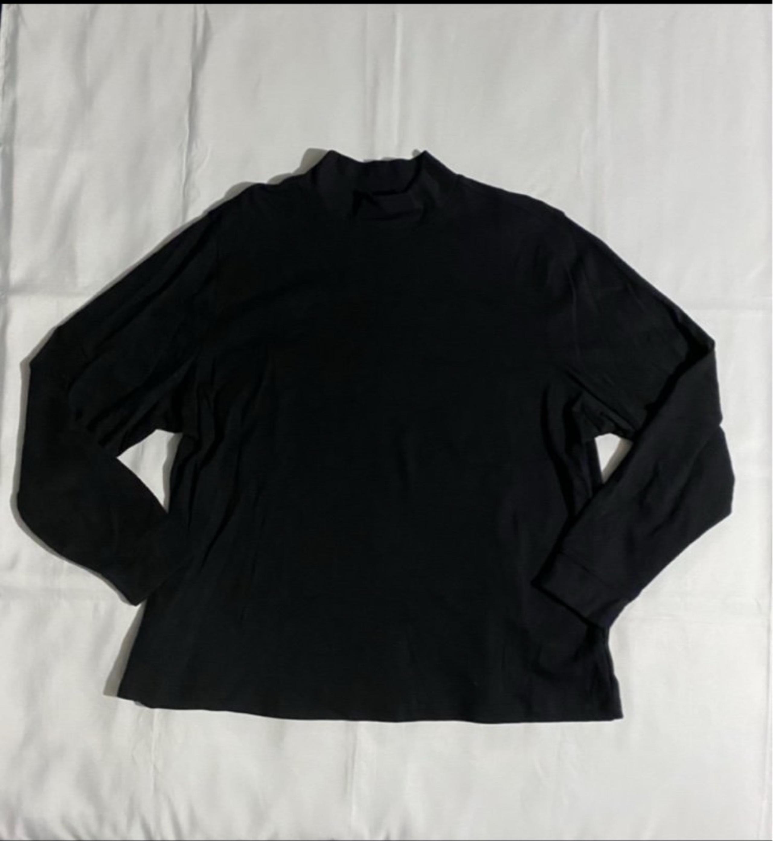 L.L. Bean Black Turtleneck Long Sleeve Shirt