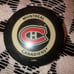Montreal canadiens game used puck