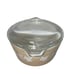 Vintage Pyrex Sandalwood Glass 1 Qt. Round Covered Casserole Dish