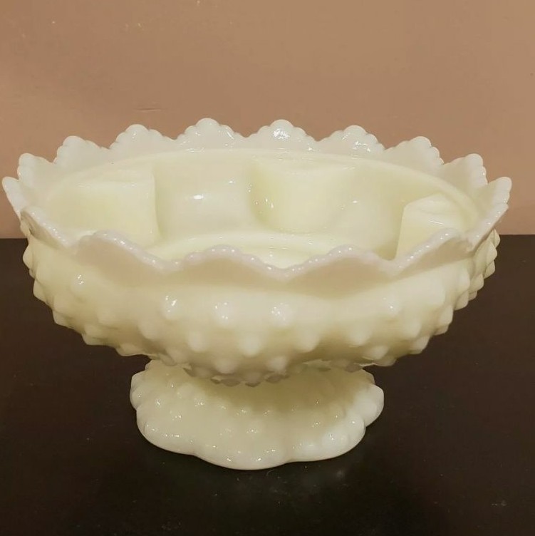 FENTON VASELINE GLASS