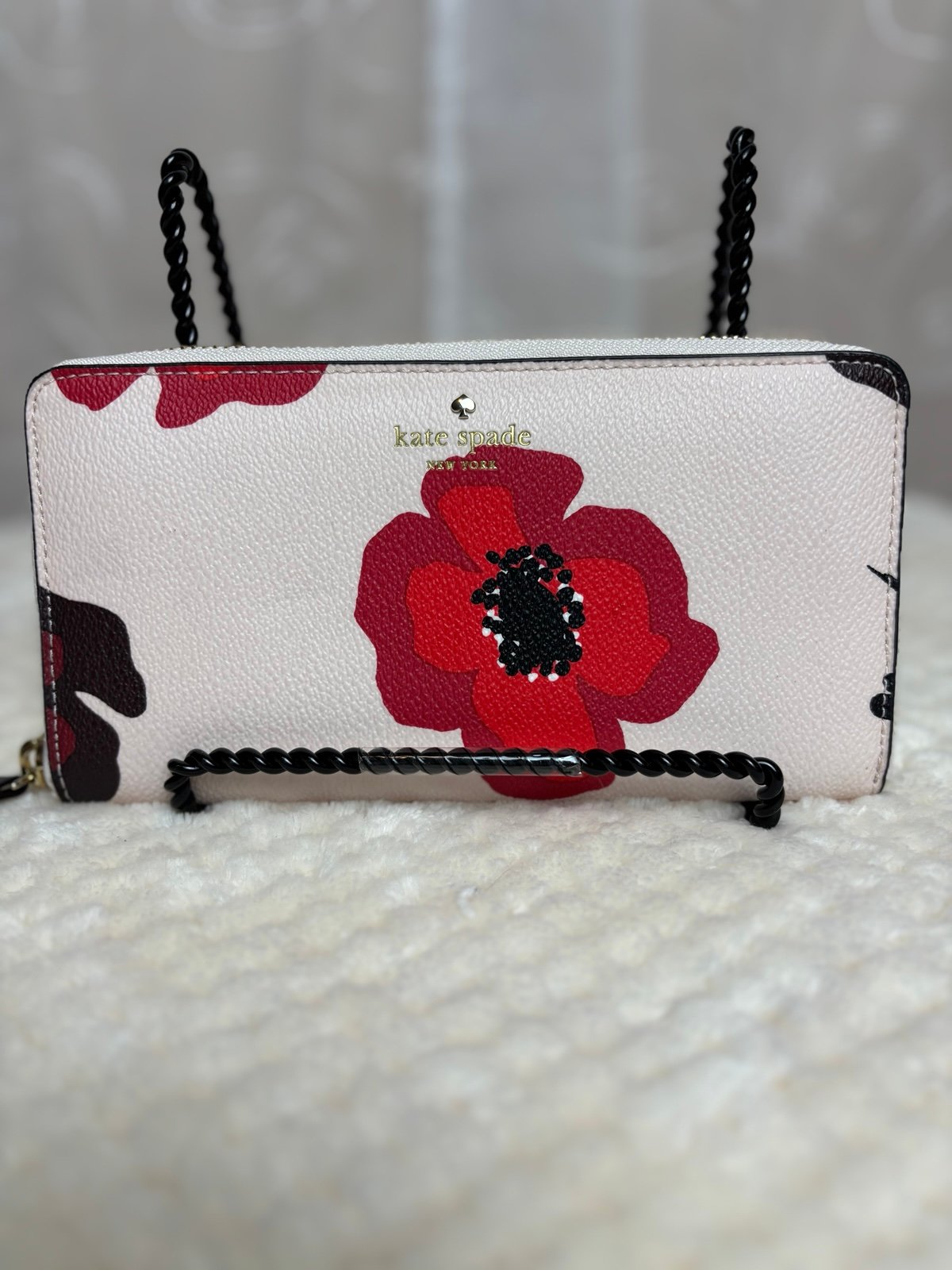 Kate Spade Poppy Stacey Continental Wallet, NWT