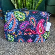 Vera Bradley Essential Messenger Bag in Twilight Paisley