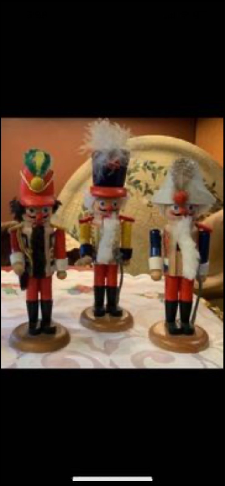 Vintage Steinbach W. Germany Nutcrackers set of 3
