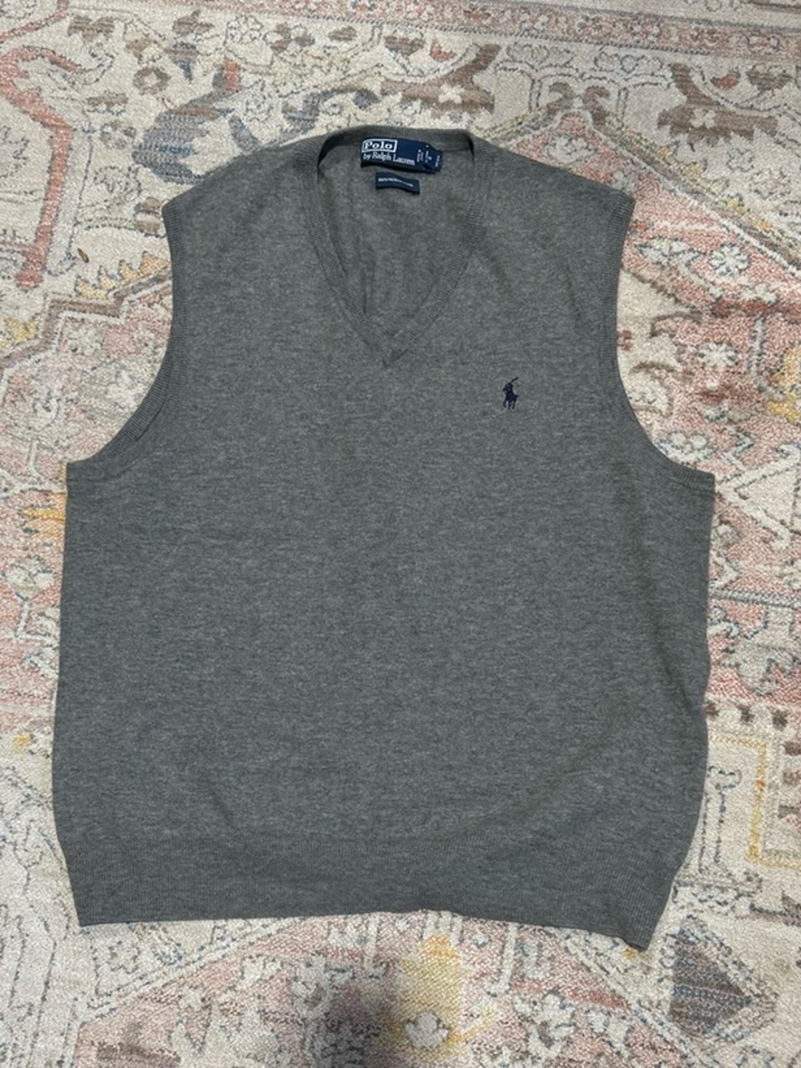 Polo Ralph Lauren Men's Grey Sweater Vest