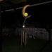 Moon Crackle Glass Ball Wind Chimes Christmas Wind Chime Solar Wind Chimes