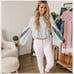 Free People Casual Clash Top Small Mint