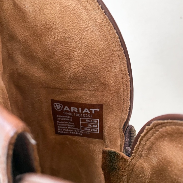 Ariat Brown Hacienda shops Knee High Cowboy Boots Vintage Caramel Women's Size 6.5