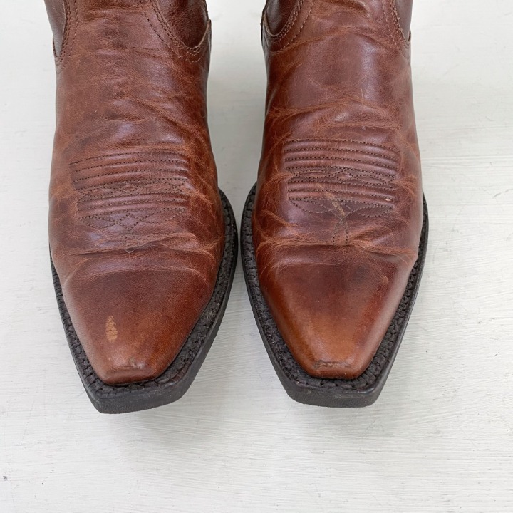 Ariat Brown Hacienda shops Knee High Cowboy Boots Vintage Caramel Women's Size 6.5